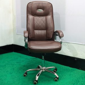 Special Boss Chair - Leather+Fiber+SS - Model 05